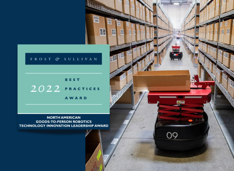 Frost & Sullivan 2022 Best Practice Award For Goods To Person Robotics